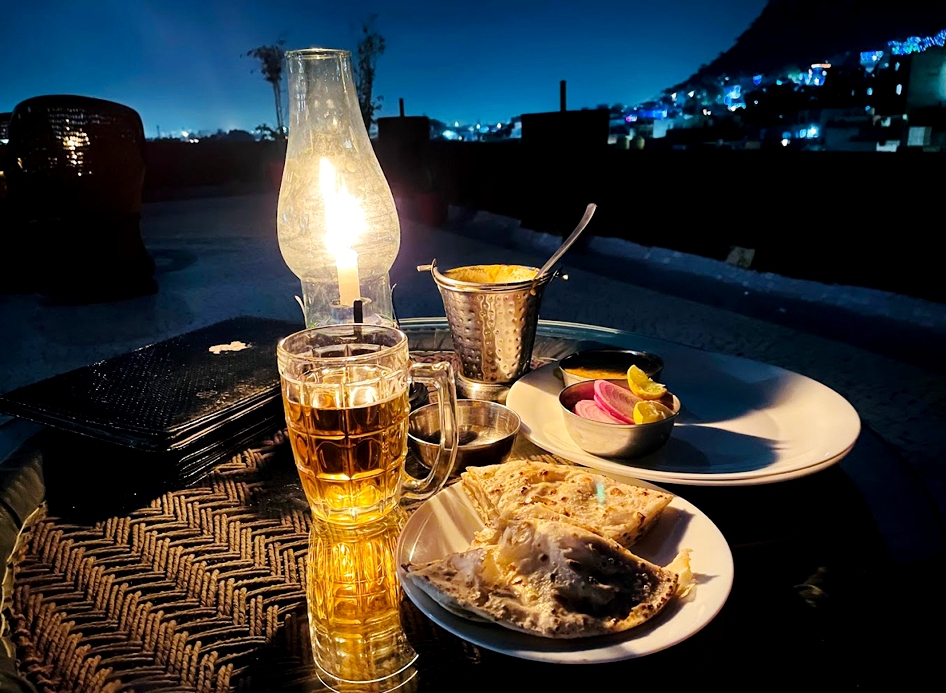 Traditional Rajasthani food at Jodhpur Heritage Haveli